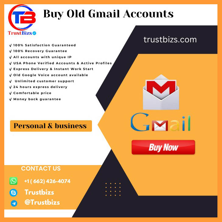 Buy Old Gmail Accounts - 100% Safe, All country Gmail, US,UK