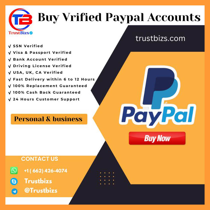 Buy Verified PayPal Account - 100% Safe,Legit USA Documents