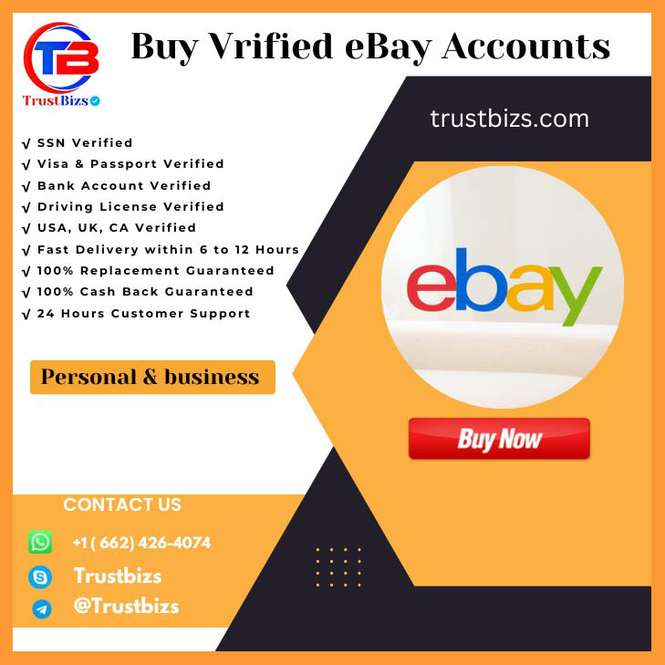 Buy Verified eBay Accounts - 100% Safe, USA, New & Old Acc