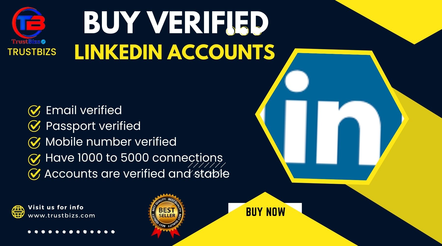 Buy Verified LinkedIn Accounts - 100% safe,verified US,UK,CA