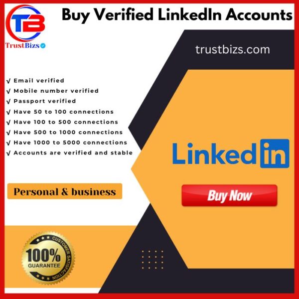 Buy Verified LinkedIn accounts with 100 to 500 connections and followers at very cheap price Our accounts verified with email, number, passport